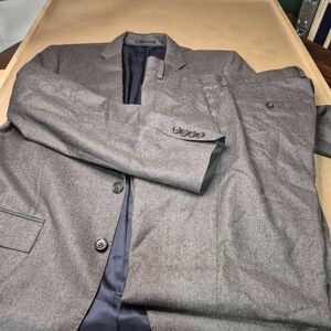 J. Crew Charcoal Two-Button Ludlow Slim Suit